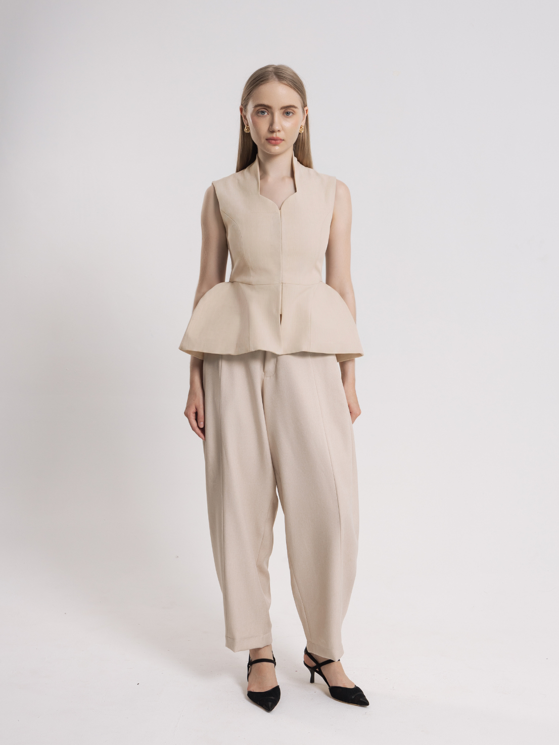 RUELLU Flora Top Wanita Premium Semi Wool - Image 8