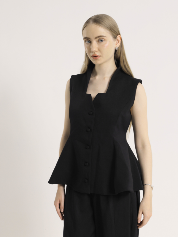 AURELIA TOP Vest Wanita Premium Semi Wool - Image 8