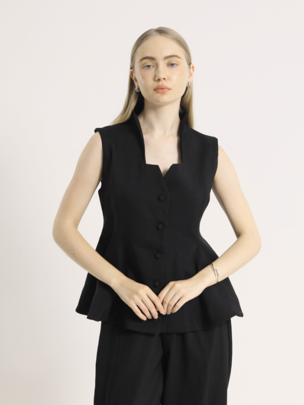 AURELIA TOP Vest Wanita Premium Semi Wool