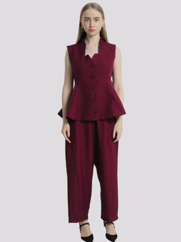 AURELIA TOP Vest Wanita Premium Semi Wool - Image 4