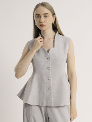 AURELIA TOP Vest Wanita Premium Semi Wool - Image 9