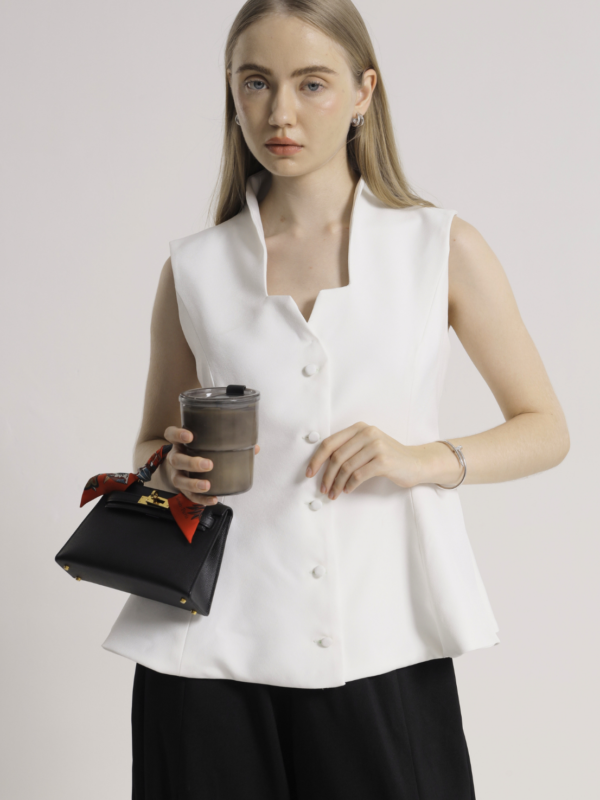 AURELIA TOP Vest Wanita Premium Semi Wool - Image 7