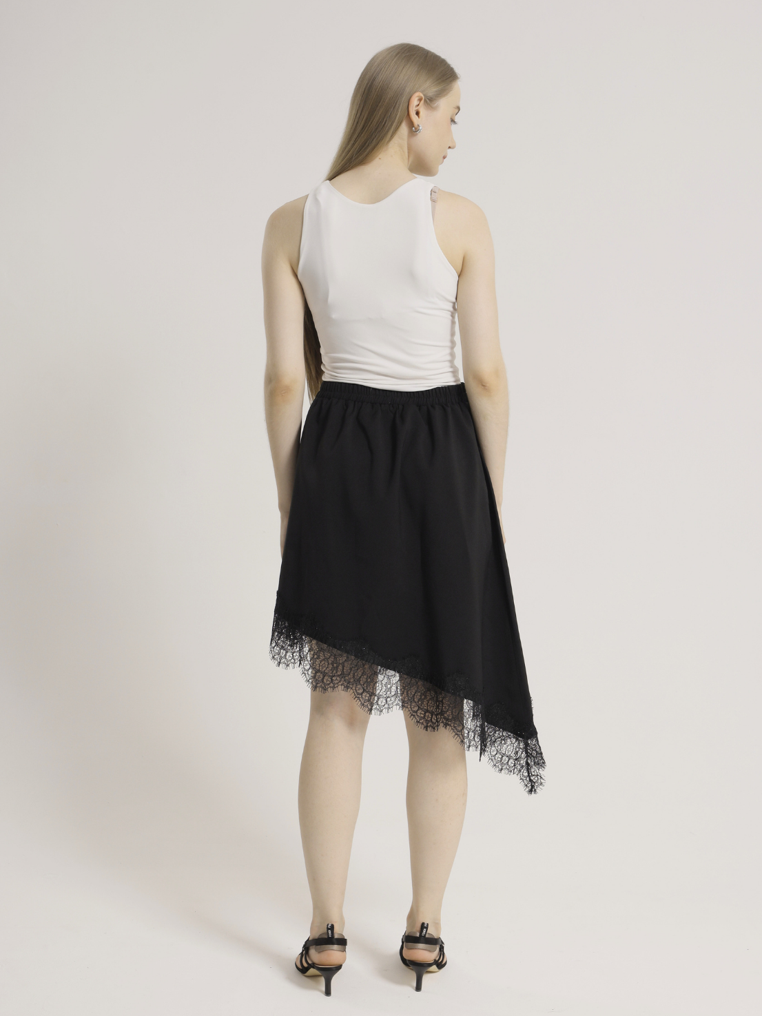 RUELLU LUNELLE Lace Skirt Wanita Premium Semi Wool - Image 3