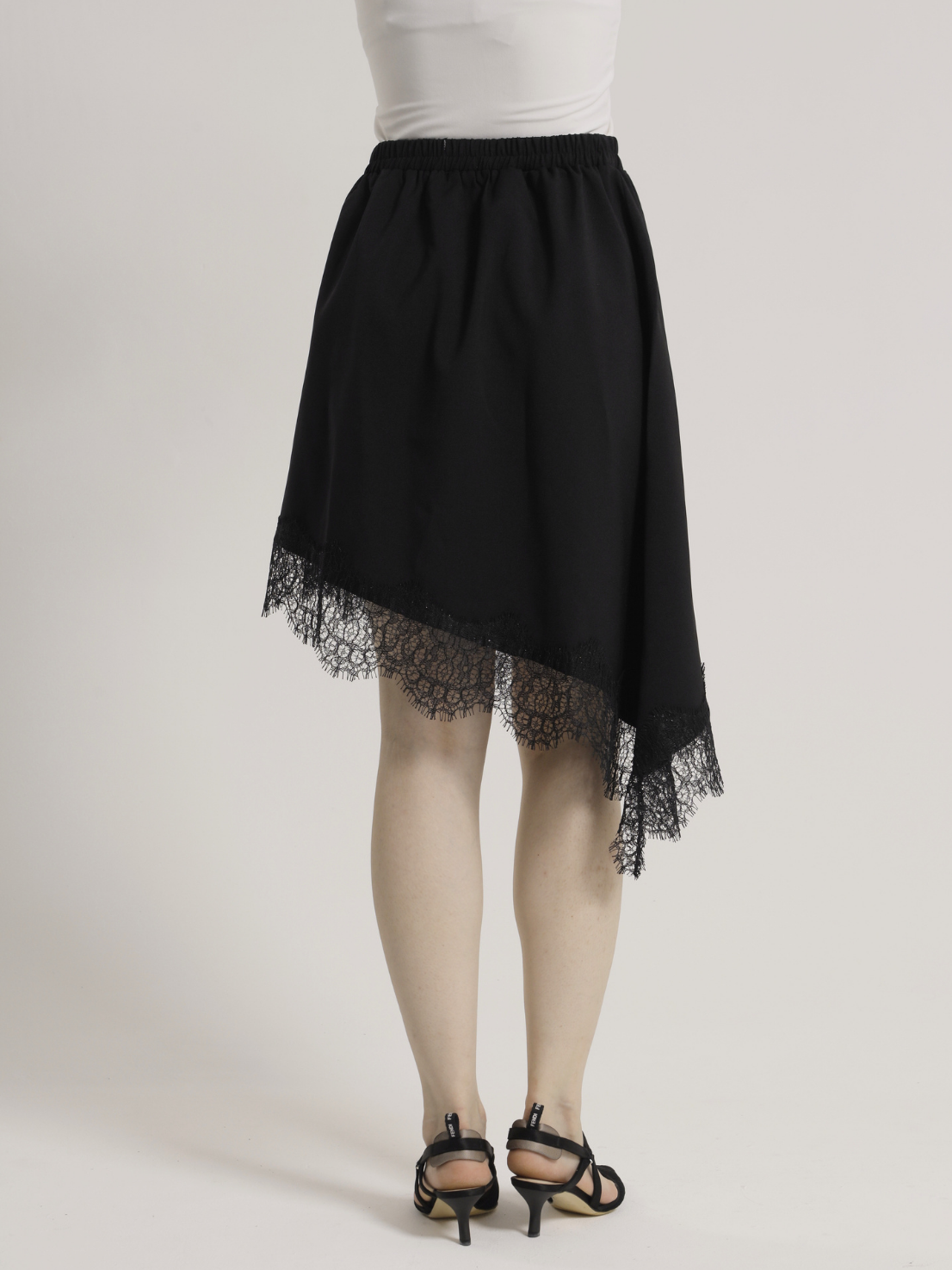 RUELLU LUNELLE Lace Skirt Wanita Premium Semi Wool - Image 4