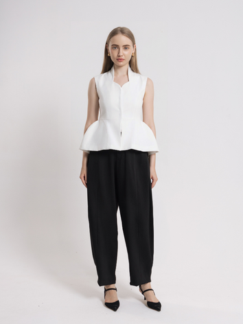 RUELLU Flora Top Wanita Premium Semi Wool - Image 10