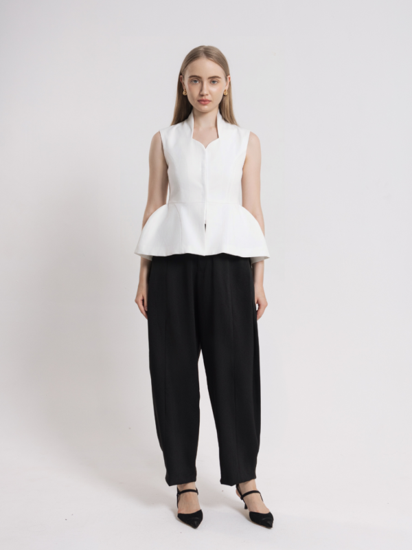 RUELLU Flora Top Wanita Premium Semi Wool - Image 2