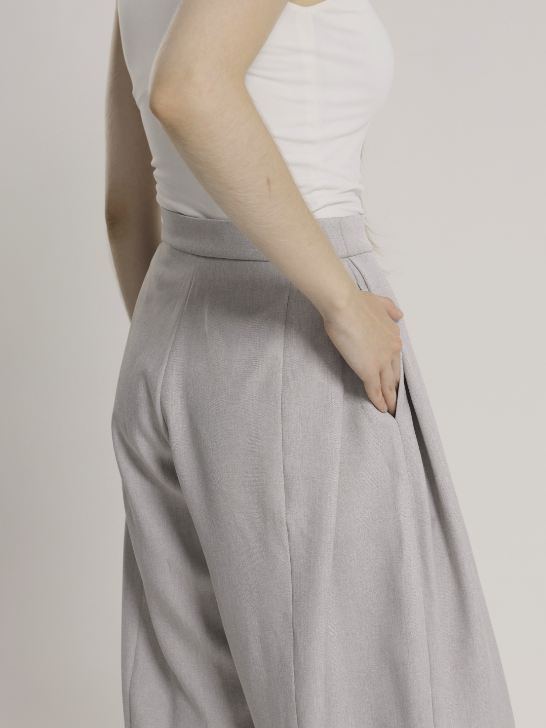 RUELLU KARA PANTS | Celana Wanita High Waist Wide Leg - Image 5