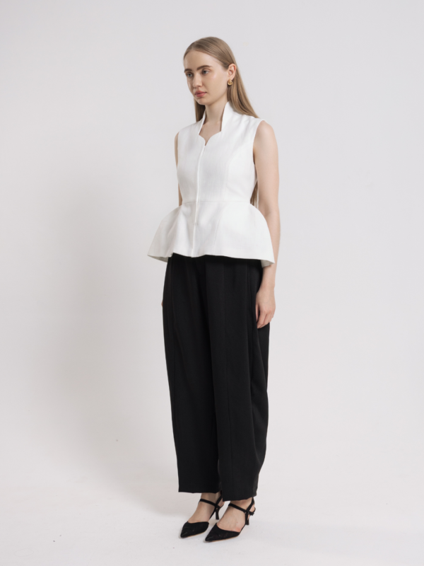 RUELLU Flora Top Wanita Premium Semi Wool - Image 5