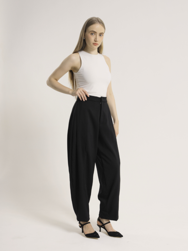 RUELLU KARA PANTS | Celana Wanita High Waist Wide Leg - Image 4