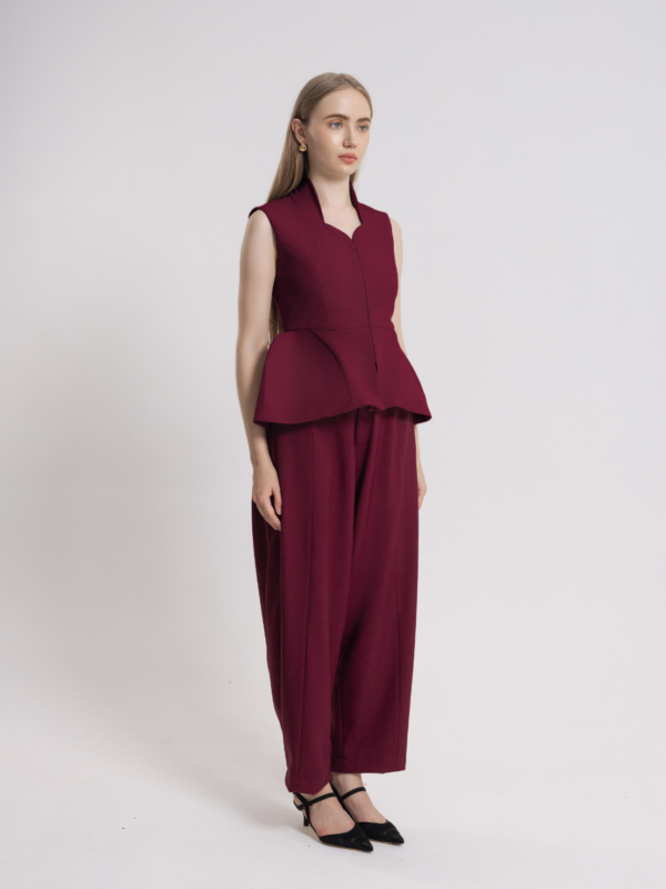 RUELLU Flora Top Wanita Premium Semi Wool - Image 6