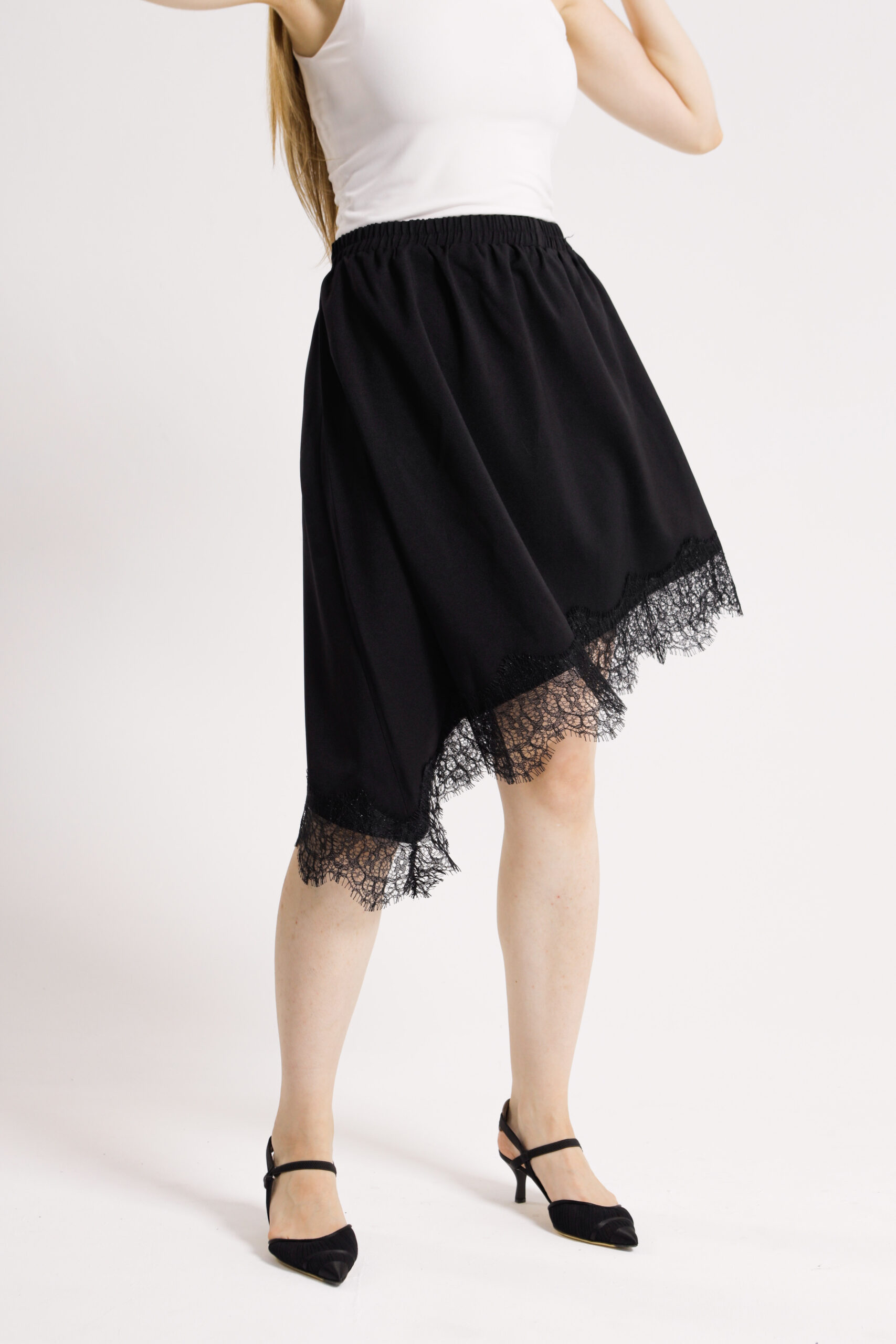 RUELLU LUNELLE Lace Skirt Wanita Premium Semi Wool - Image 7