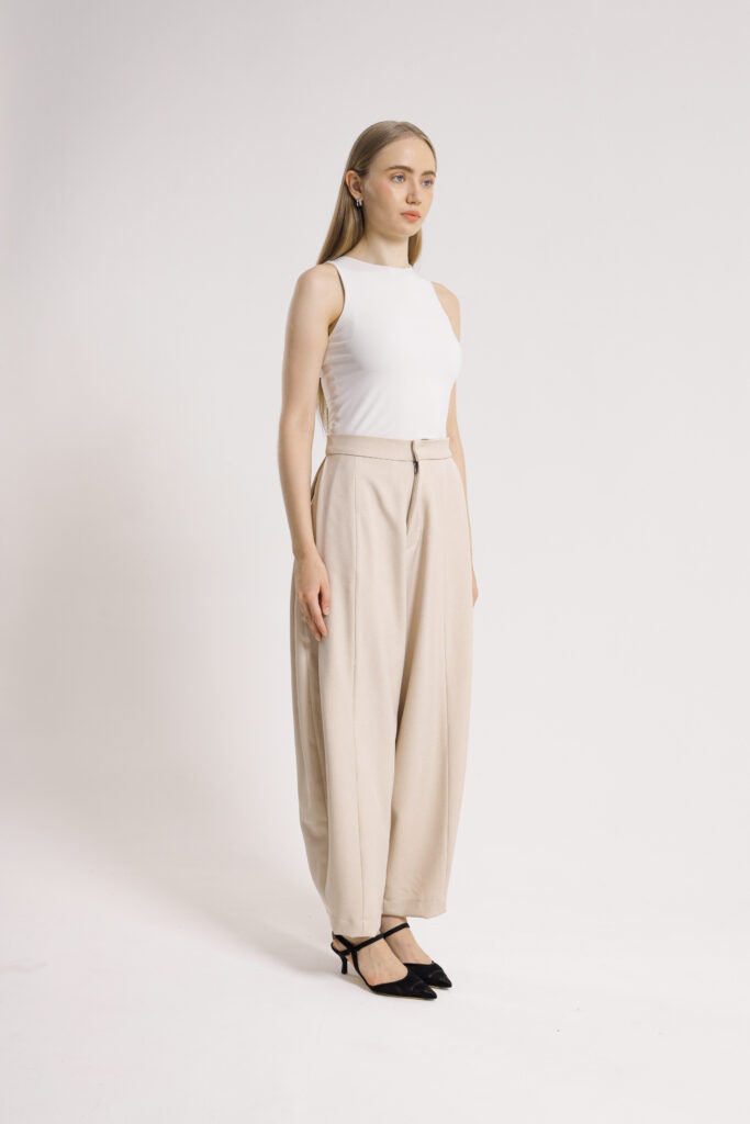 RUELLU KARA PANTS | Celana Wanita High Waist Wide Leg