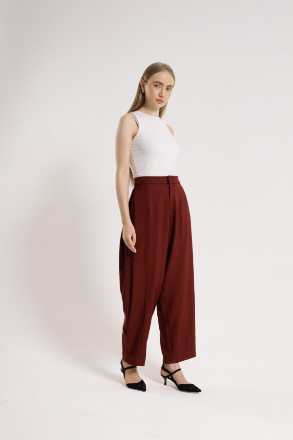 RUELLU KARA PANTS | Celana Wanita High Waist Wide Leg - Image 6