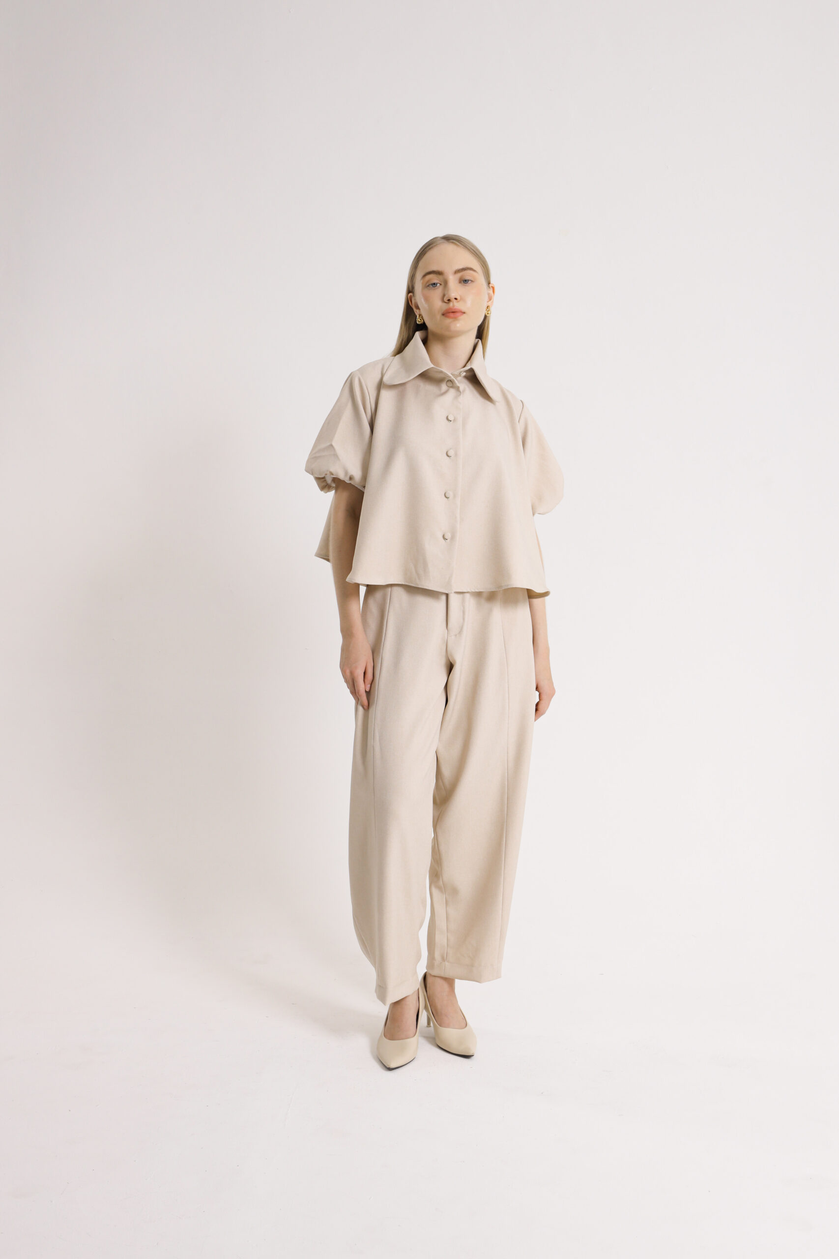 RUELLU DAISY Top Wanita Premium Semi Wool - Image 1