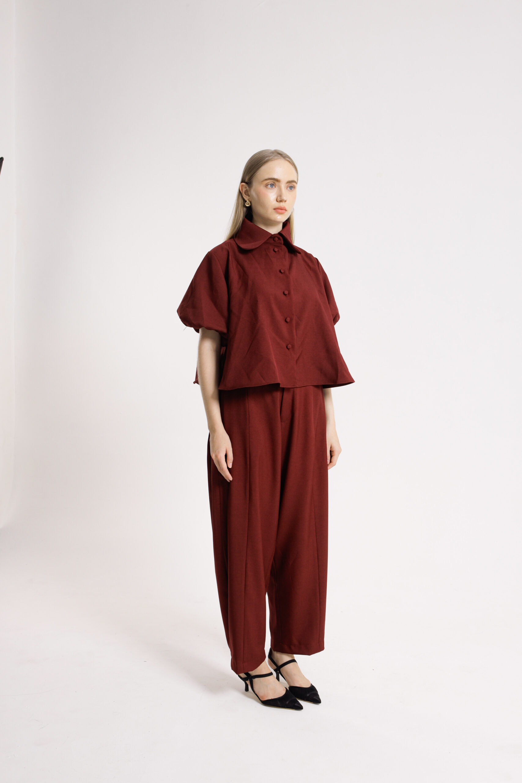 RUELLU DAISY Top Wanita Premium Semi Wool - Image 5